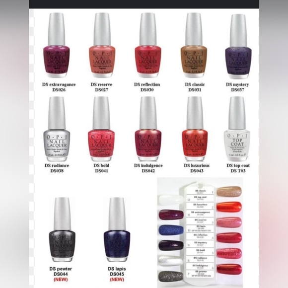 OPI DESIGNER SERIES " 044 PEWTER" HOLOGRAPHIC - Picture 7 of 9